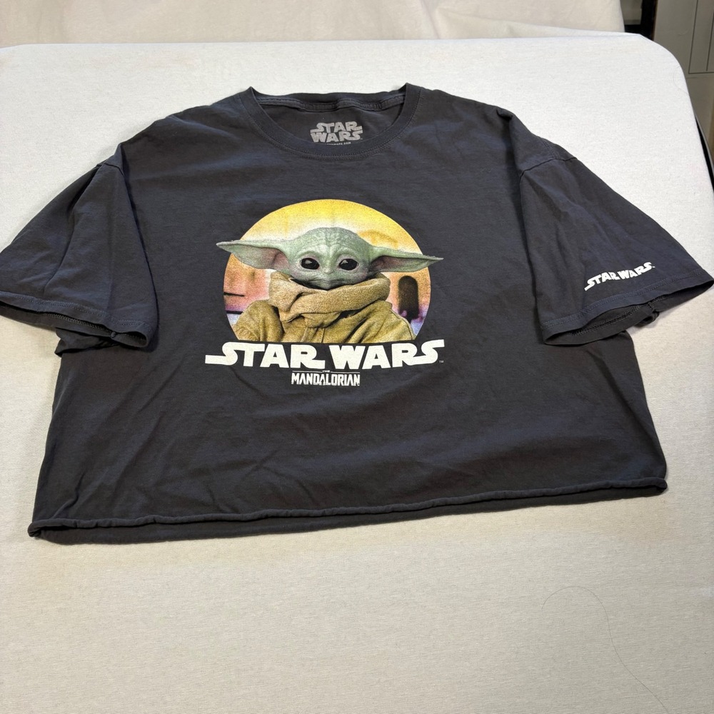 Star Wars, Crop Top, Charcoal Grey, XL
